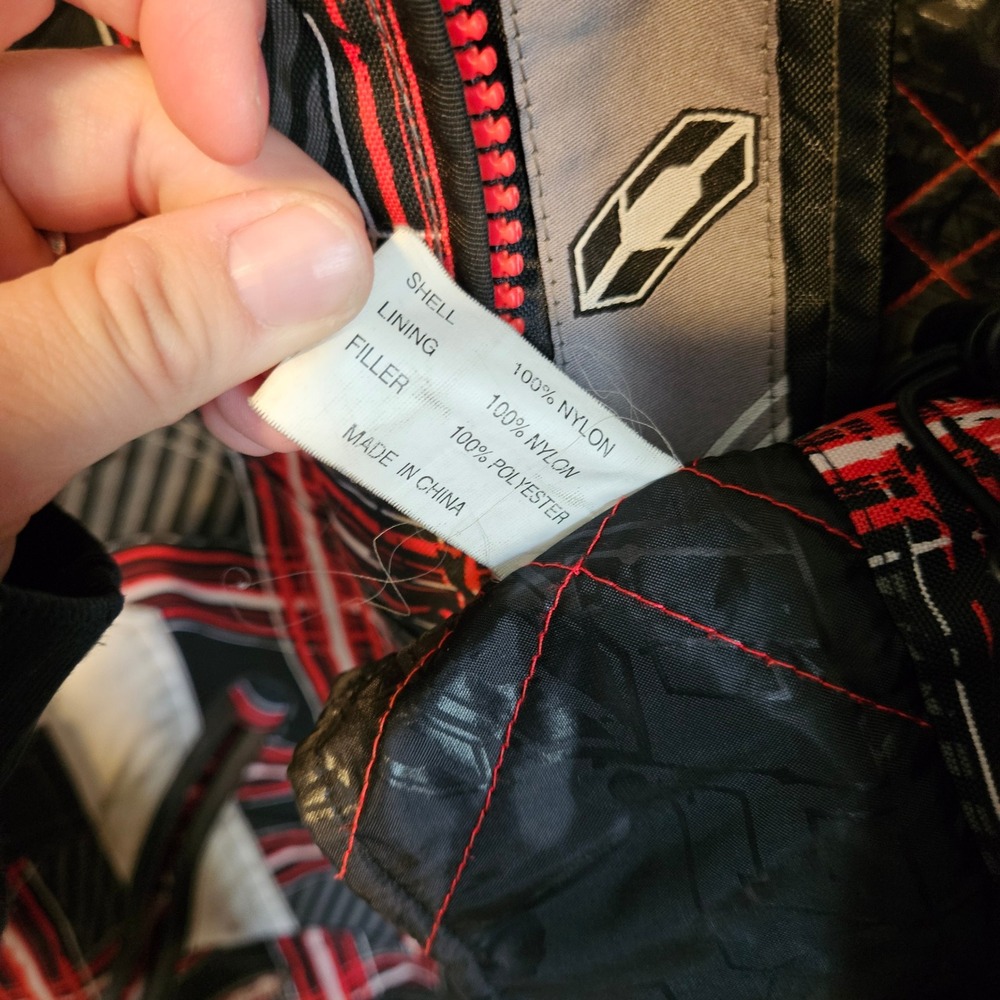Castle X Racewear Snowmobile Jacket Mens M Red Black Reissa Hitena Winter - Picture 6 of 16